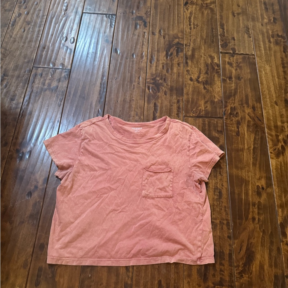 Arizona Jean Company Coral Crop Top